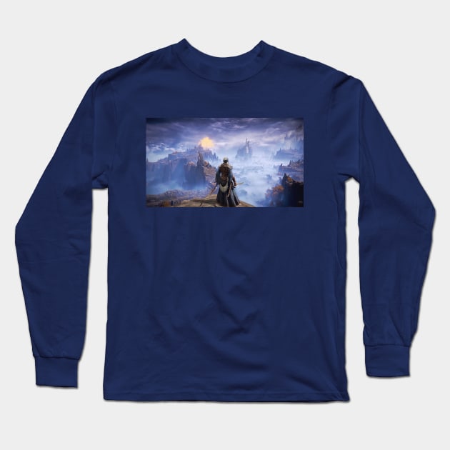 Elden Ring Landscape Long Sleeve T-Shirt by Lollik